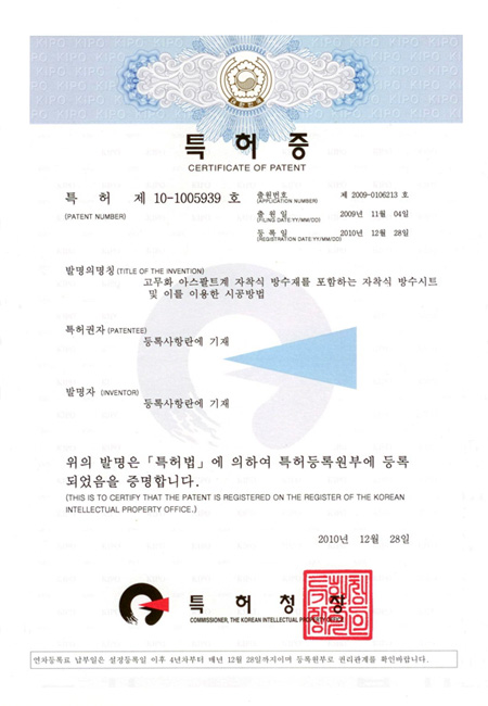 특허(10-1005939)